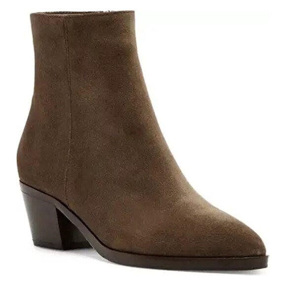 New! La Canadienne Peter Waterproof Bootie Tan Brown Suede...